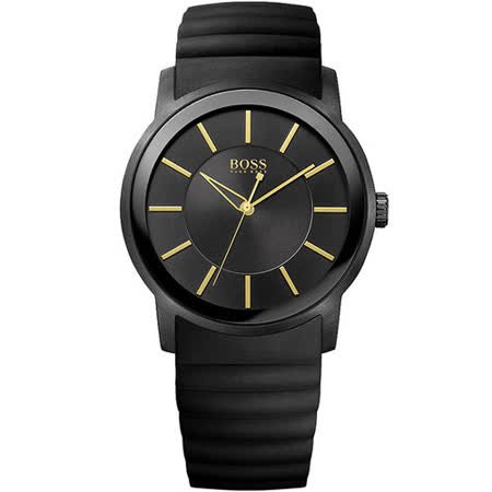 【真心勸敗】gohappy 線上快樂購Hugo Boss 都會型男時尚腕錶-黑 H1512743去哪買統一 阪急 台北 店