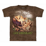 『摩達客』(預購)美國進口【The Mountain】自然純棉系列 恐龍考古 設計T恤