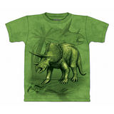『摩達客』(預購)美國進口【The Mountain】自然純棉系列 三角龍 設計T恤-童裝