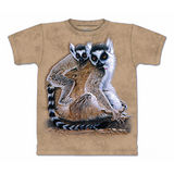 『摩達客』(預購)美國進口【The Mountain】自然純棉系列 長尾狐猴 設計T恤-童裝
