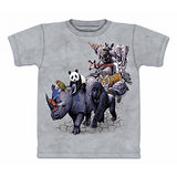 『摩達客』(預購)美國進口【The Mountain】自然純棉系列 動物遊行 設計T恤-童裝