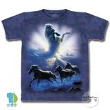 『摩達客』(預購)美國進口【The Mountain】自然純棉系列 野馬精神 設計T恤-童裝