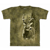 『摩達客』(預購)美國進口【The Mountain】自然純棉系列 孤獨鹿 設計T恤
