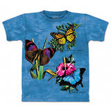 『摩達客』(預購)美國進口【The Mountain】自然純棉系列 蝴蝶探索 設計T恤