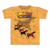 『摩達客』(預購)美國進口【The Mountain】自然純棉系列 狂野紅馬 設計T恤