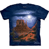 『摩達客』(預購)美國進口【The Mountain】自然純棉系列 沙漠夜景 設計T恤