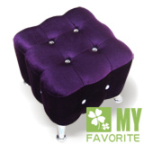 最愛傢俱 水鑽精靈 單人 貴妃 椅 (紫)