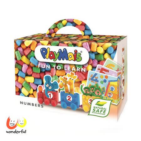 【勸敗】gohappy 購物網《Playmais》玩玉米創意黏土趣味學習盒-數字好嗎就是 愛 買
