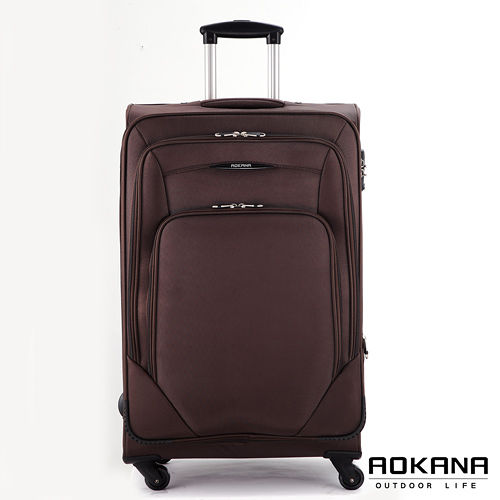 AOKANA奧卡納 29吋 TSA海關鎖商阪急 百貨務布面行李箱(咖啡)99-046A