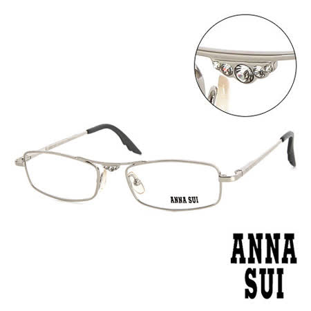 【好物分享】gohappy 購物網Anna Sui 日本安娜蘇 白鑽金屬造型平光眼鏡(銀) AS05101評價如何雙 和 太平洋 百貨