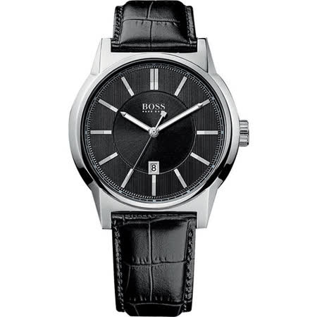 【開箱心得分享】gohappy快樂購物網Hugo Boss 英倫紳士率性時尚腕錶-黑 H1512911評價怎樣高雄 新光 三越