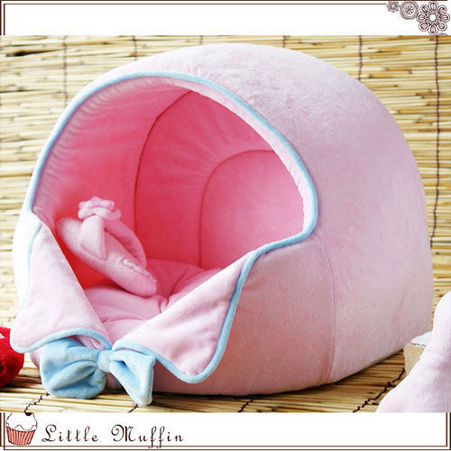 【Little Muffin小馬芬】日本KOJIMA 粉紅紳士領結造型寵物床/貓狗窩/蒙古包 L號 W44*D38*H37cm 【Little Muffin小馬芬】日本KOJIMA 粉紅紳士領結造型寵物床/貓狗窩/蒙古包 L號 W44*D38*H37cm