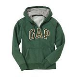 【GAP 】2014時尚標誌印製綠色拉鍊連帽外套【預購】