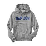 【GAP 】2014時尚字母標誌印製灰色連帽ㄒ恤【預購】