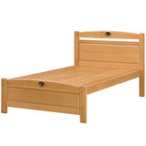 HAPPYHOME 安麗3.5尺檜木單人床94-2(不含床墊)
