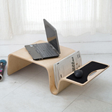 【AHOME】Jaden賈登曲木設計多功能矮几/膝上桌(共3色)
