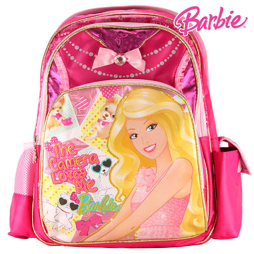 芭比Barbie 魔力甜心護脊書包C-粉紅 芭比Barbie 魔力甜心護脊書包C-粉紅