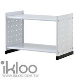 N 整理收納 IKLOO貴族風組合式書架(白)OA125-1入裝-9712 收納書架用品