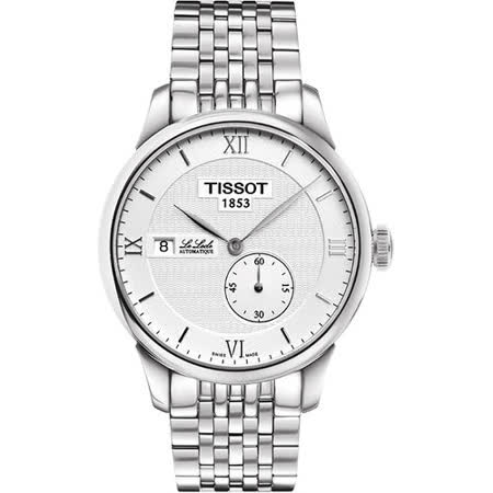 【好物推薦】gohappy快樂購TISSOT Le Locle 力洛克獨立小秒針機械腕錶-銀 T0064281103800評價怎樣遠東 百貨 西門
