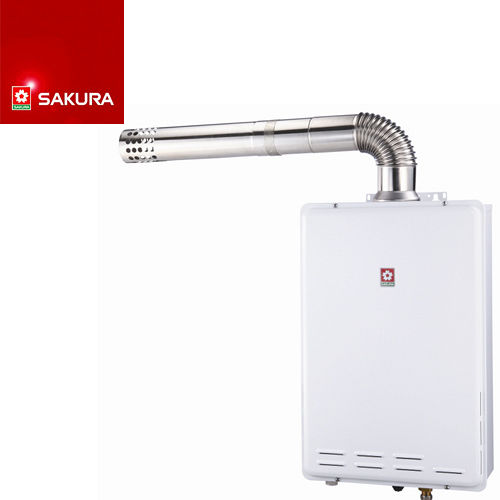 SAKURA櫻花 24L數位恆溫強制排氣熱水器H-2470A(FE)(天然瓦斯NG1)