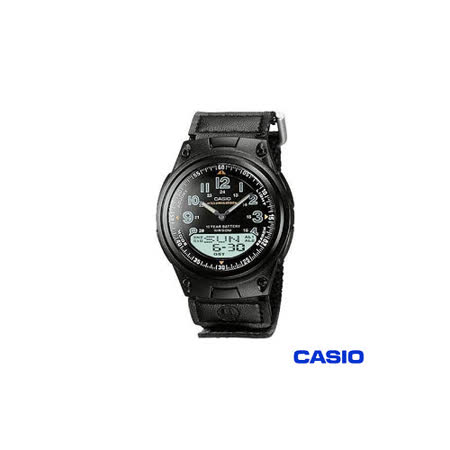 【真心勸敗】gohappy快樂購【CASIO卡西歐】都會時尚雙顯帆布帶腕錶 AW-80V-1B評價怎樣太平洋 百貨 復興 館