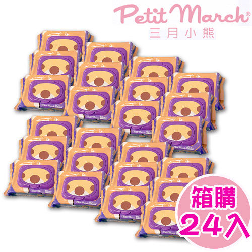 三月小熊 Petit March 海洋深層水濕巾88抽 箱購24入(厚型) 三月小熊 Petit March 海洋深層水濕巾88抽 箱購24入(厚型)
