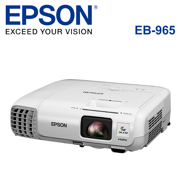 EPSON愛普生 EB-965 無線網路教育商務投影機 (公司貨)