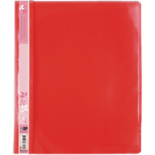 【檔案家】恆久商業原子夾(軟)  - 紅黃藍綠灰(隨機出貨)