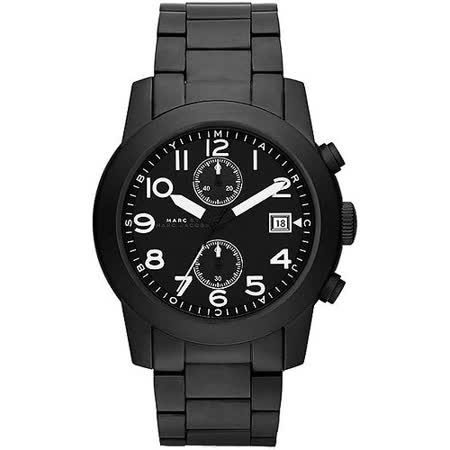 【勸敗】gohappy快樂購Marc Jacobs Larry 飛行時尚計時腕錶-IP黑 MBM5052評價如何新光 三越 台南 中山 店