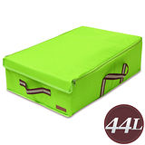 【WallyFun】44L牛津布軟蓋摺疊收納箱 -原野綠