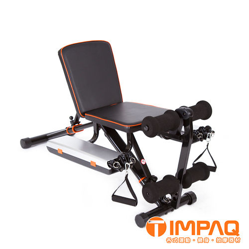 IMPAQ英沛克 多功能塑型愛買椅 GS-S1131 強力三段拉繩/啞鈴凳/訓練椅/舉重椅