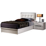 HAPPYHOME 波爾卡3.5尺加大單人床133-1(只含床頭-床底-不含床墊、床頭櫃)