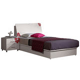 HAPPYHOME 卡貝拉3.5尺床箱式印花加大單人床139-2(只含床頭-床底-不含床墊、床頭櫃)