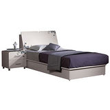 HAPPYHOME 查爾斯3.5尺床箱式印花單人床143-2(只含床頭-床底-不含床墊、床頭櫃)