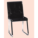 Homer鱷皮餐椅496-14(黑)