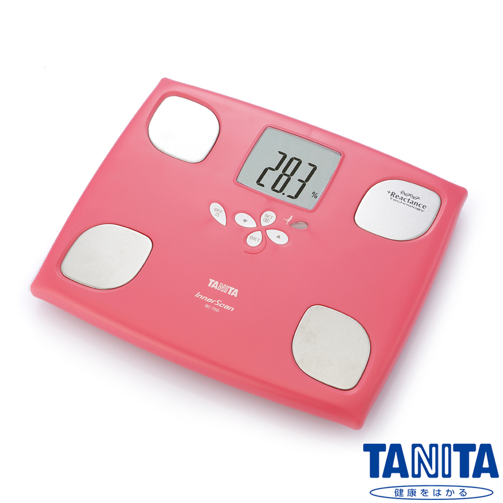 日本TANITA十合一女性減重模式體組成計高雄 遠東 百貨 公司BC750-玫瑰紅