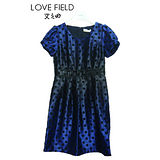 艾之田LOVE FIELD-晚宴造型漸層點點氣質洋裝