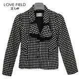艾之田LOVE FIELD-韓系復古風點點造型短版外套
