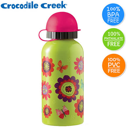 【網購】gohappy 購物網【美國Crocodile Creek】兒童不鏽鋼水瓶-花園效果好嗎happy go 網站