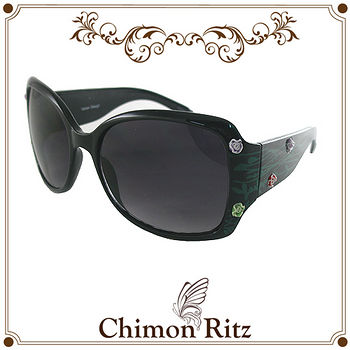 【網購】gohappy快樂購【Chimon Ritz】花朵繽紛太陽眼鏡-黑色好用嗎愛 買 吉安 量販 店