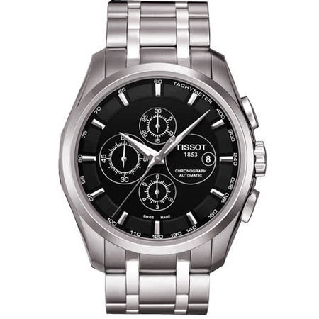【好物分享】gohappy快樂購物網TISSOT PRC 100大徑面自動計時腕錶(黑x鋼帶/43mm) T0356271105100評價如何愛 買 員 林