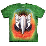『摩達客』(預購)美國進口【The Mountain】自然純棉系列 鸚鵡臉 T恤