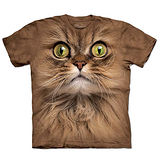 『摩達客』(預購)美國進口【The Mountain】自然純棉系列 布朗貓臉 T恤
