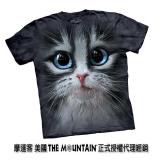 『摩達客』(預購)美國進口【The Mountain】自然純棉系列 寶貝貓臉 T恤