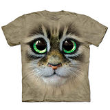 『摩達客』(預購)美國進口【The Mountain】自然純棉系列 大眼貓臉 T恤