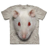 『摩達客』(預購)美國進口【The Mountain】自然純棉系列 白老鼠臉 T恤