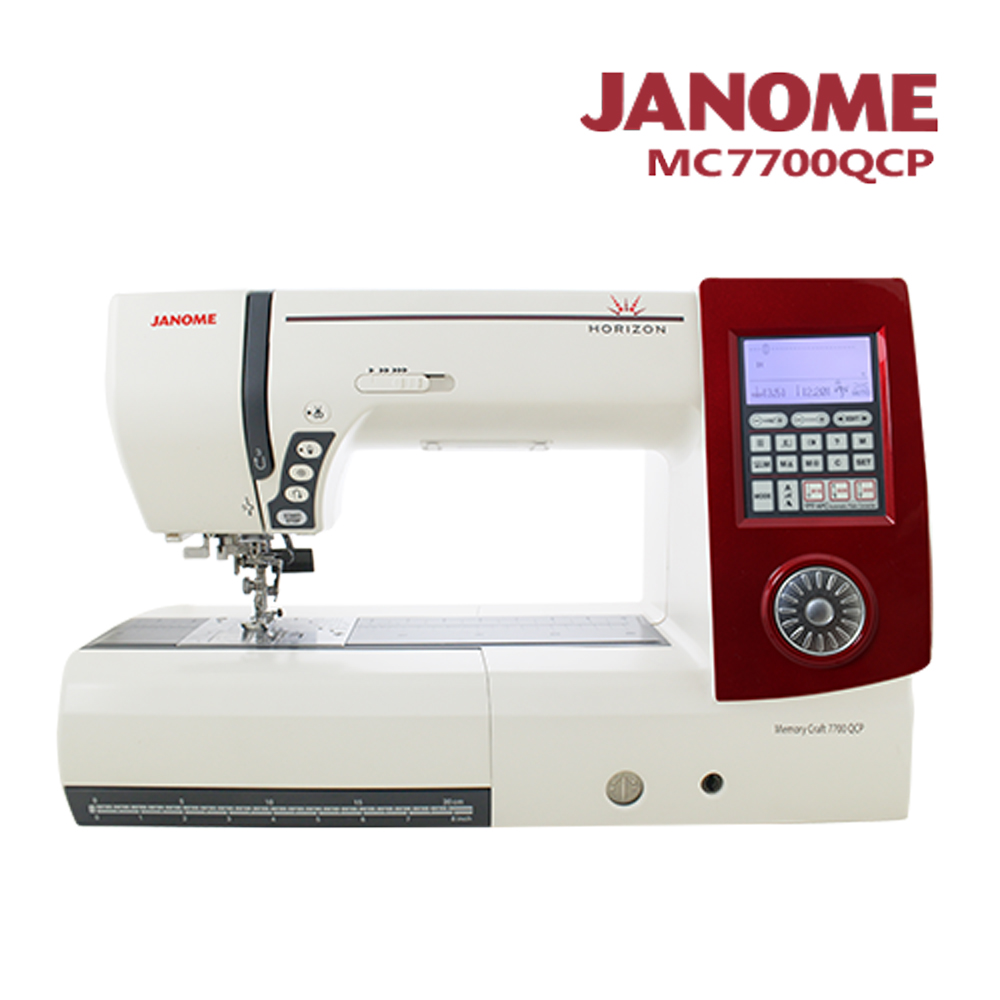 日本車樂美JANOME 電腦型全迴轉縫紉機MC7700QCP 日本車樂美JANOME 電腦型全迴轉縫紉機MC7700QCP