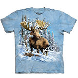 『摩達客』(預購)美國進口【The Mountain】自然純棉系列 尋七駝鹿 T恤