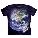 『摩達客』(預購)美國進口【The Mountain】自然純棉系列 天文地球 T恤