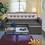 MNJ-華麗鱷魚皮紋獨立筒L型沙發(3色可選)